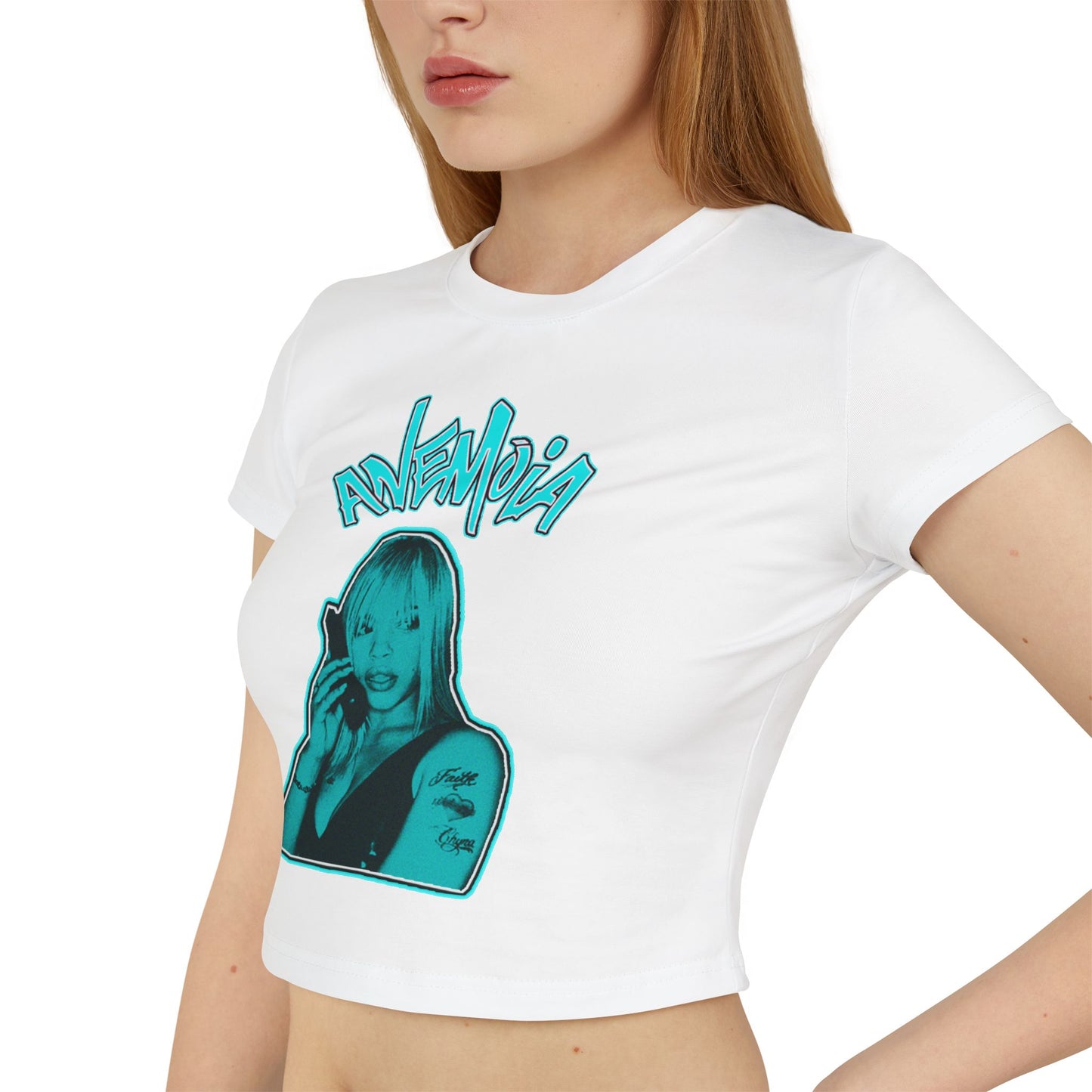 Anemoia Women's Graphic Baby Tee