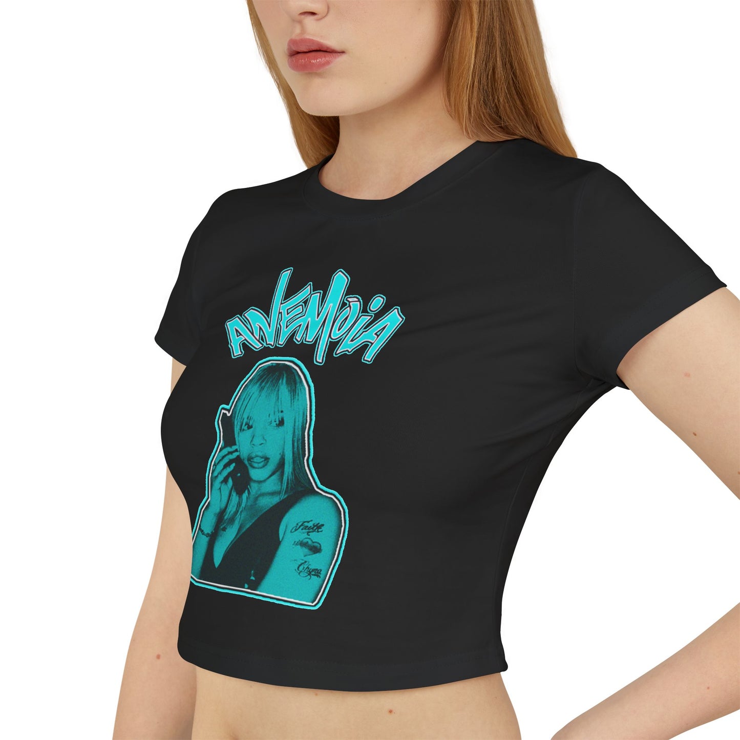 Anemoia Women's Graphic Baby Tee